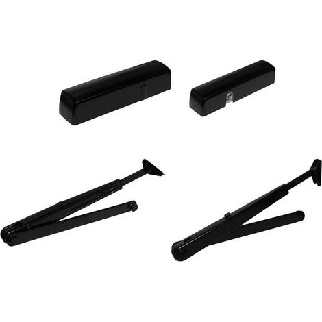 Ferme-porte DC300 force variable de 3 à 6 SANS BRAS - VACHETTE - DESTOCKAGE (noir)