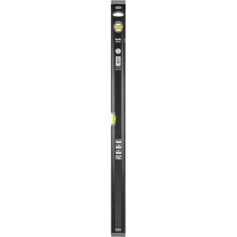 kwb Aluminium-Wasserwaage 80 cm, stoßfeste Libelle, 0,5 mm / m Genauigkeit, VPA-Geprüft, hoch präzise geschliffen, je 1 Horizontal- und Vertikallibelle inkl. Sturz-Schutz aus Gummi (1/5)