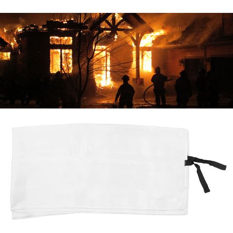 Couvertures anti-feu en fibre de verre ignifugées pour une utilisation d'urgence dans les maisons, les écoles, les cheminées, les barbecues, les voitures, les bureaux et les entrepôts. (1/5)
