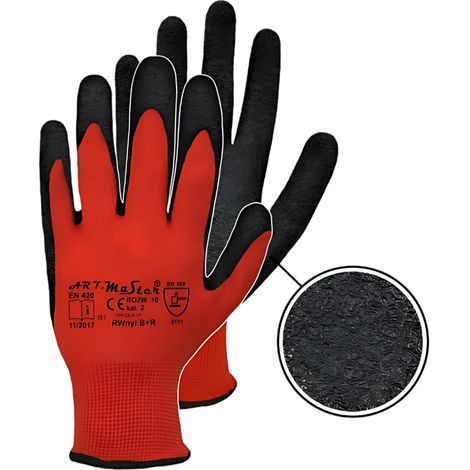 Guantes de jardinería flexibles antideslizantes, 1 par (10 unidades) (1/3)