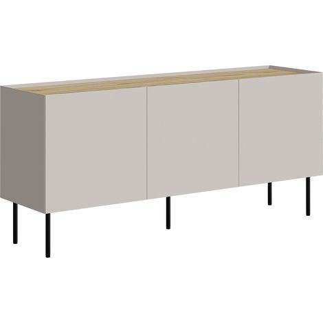 Aparador Melbela 104, Cachemira + Roble, 70x150cm, Número de puertas: 040cm, MDF, Aglomerado laminado (1/5)
