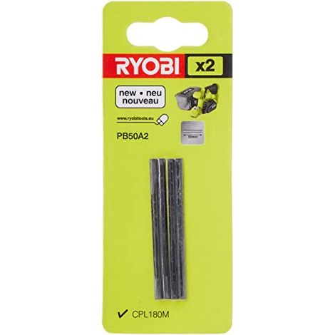 120878 Lame per pialla elettrica Ryobi 52 mm (2 pezzi) (1/4)