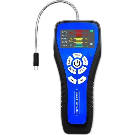Testeur de liquide de frein, détecteur de voiture de haute précision avec écran LCD couleur, alarme sonore, testeur DOT3 DOT4 DOT5.1 ENV4 ENV6 (1/5)