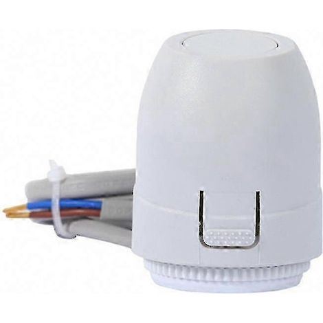 Actionneur thermostatique électrique 230V NC pour collecteur de chauffage au sol, vanne de régulation avec moteur thermique, compatible avec thermostats de plancher chauffant (1/5)