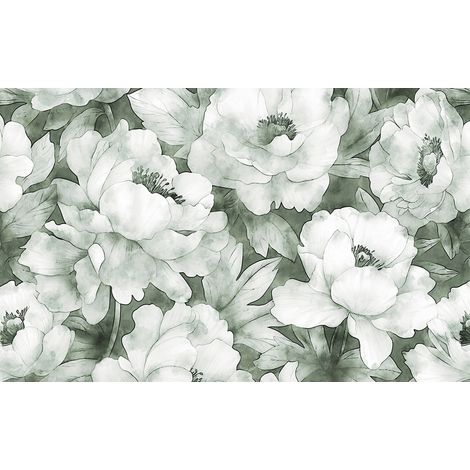 Papier peint panoramique - Fleurs - 130 cm x 81 cm (1/2)