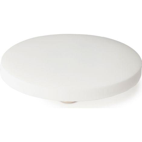 Bouton de meuble  Style décoratif  En PVC-ZAMAK  Fini blanc mat  Mesures 623624mm  Système de fixation  Comprend des vis M4  2 unités - talla