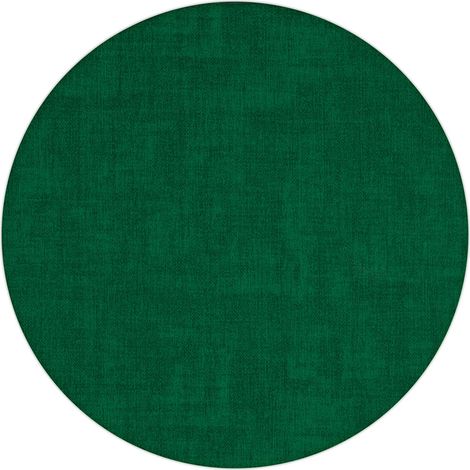 Mantel redondo doble cara 38 cm verde esmeralda