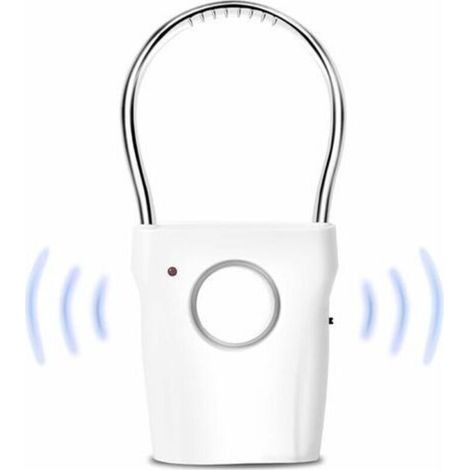 Alarme de Porte et Fenêtre, Alarme Porte et fenetre, Capteur de portefenêtre, de Porte Alarme Anti-vol Vibration, Alarme Maison sans Fil Alarme Antivol pour Poignée de Porte, Fenêtre, 120dB (1/5)