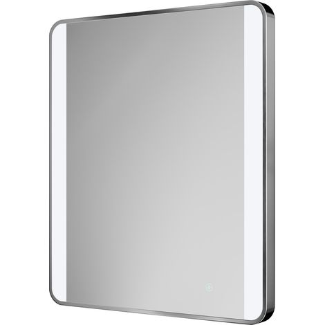 Wade Polished Chrome 600mm x 800mm Illuminated Dimmable LED Mirror with Demister and Touch Sensor (1/5)