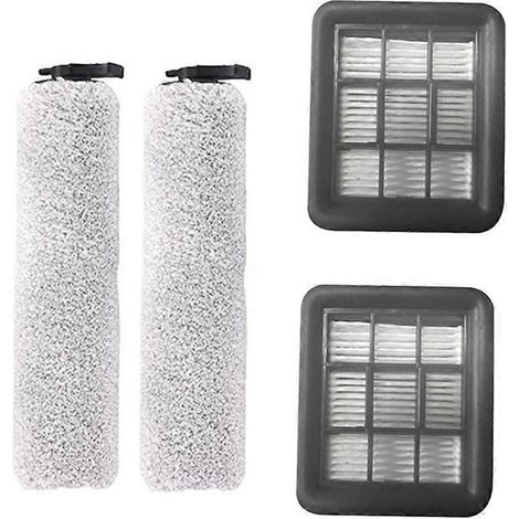 4er-Pack weiche Rollenbürsten und HEPA-Filter für Redkey W12 Staubsauger, Rollenbürste und HEPA-Filter-Ersatzteile (1/5)
