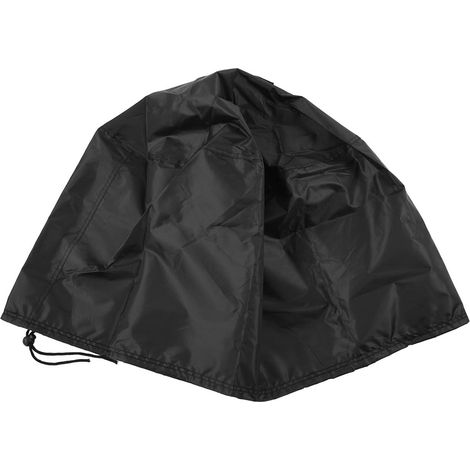 Housse de barbecue ronde 52x37cm en tissu Oxford 420D imperméable anti-UV robuste protection durable (1/4)