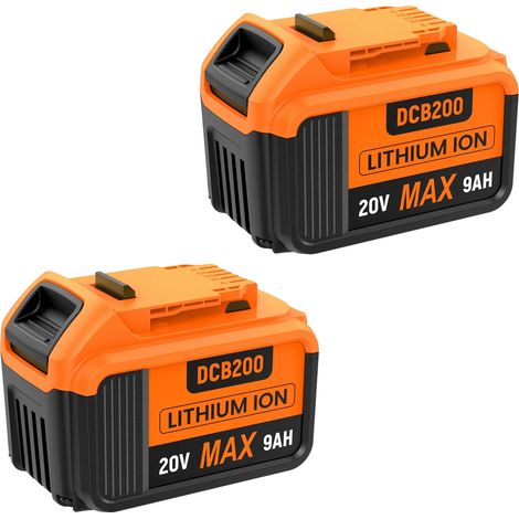 Akku für Elektrowerkzeuge, hohe Kapazität 9000mAh, Dual-Voltage-Kompatibilität, 2BAT (1/2)