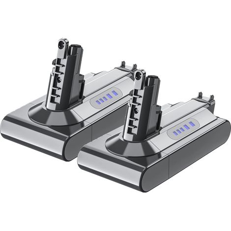 Batterie Aspirateur, Capacité 6000mAh, Longue Durée d'Utilisation, 2 PCS Batterie (1/2)