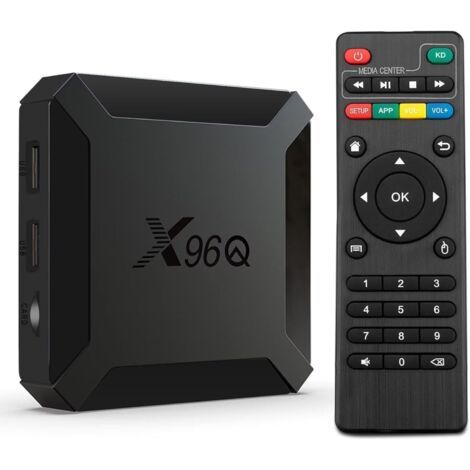 boitier IPTV, Lecteur Multimédia de Diffusion en continu Smart Android 10.0, 2GO RAM 16GO ROM, boitier IPTV, WiFi, avec Allwinner H313, Prend en Charge 4K HD avec chipset Quad-Core, H256 (1/5)