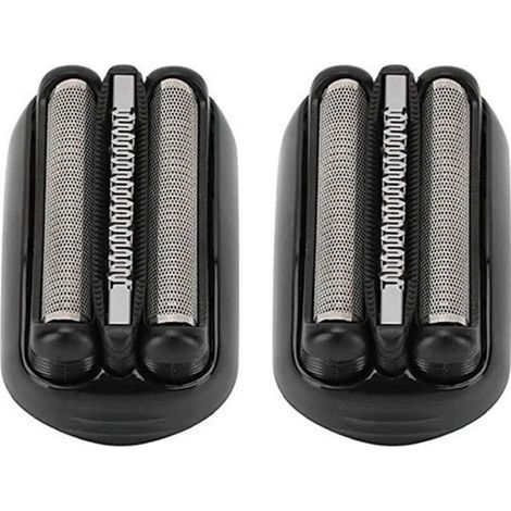 2X Tête de Rechange pour Rasoir 21B pour Braun Series 3 Rasoirs électriques 301S,310S,320S,330S,340S,360S,3010S,3020S,3030S,3040 (1/4)