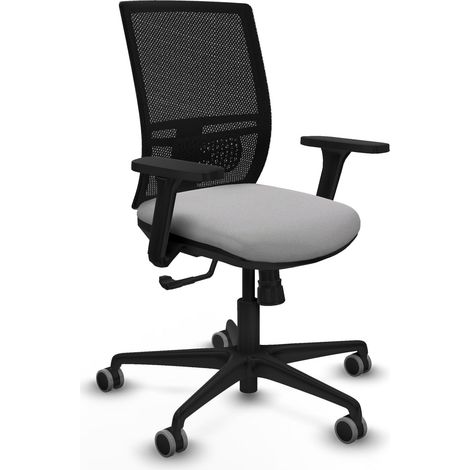 Silla ergonómica piqueras y crespo Yunquera negro malla nylon (1/2)