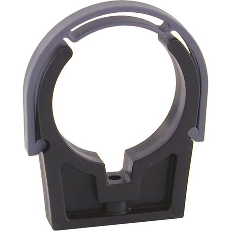 PVC - U Collier de tuyau avec étrier 63 mm (1/3)