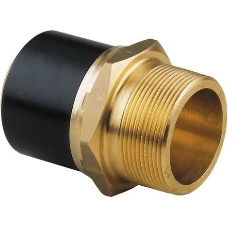 Accesorio de conexión gas fischer 02-50-0032-08 polietileno latón 16 bar