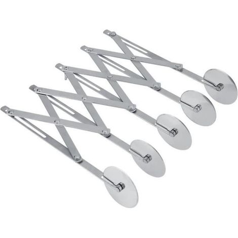 Couteau à pizza - Multi-roue - Acier inoxydable 304 - Durable - Ustensiles de cuisine pratiques (1/3)