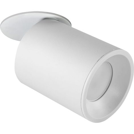Faretto incasso orientabile GU10 bianco alluminio Polux Pallas (1/4)