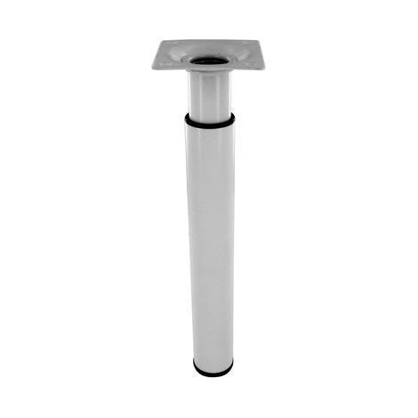 Pied de meuble réglable 30mm – Hauteur 210 à 350mm – Platine 60x60mm – Couleur blanche pour stabilité optimale – Cime (1/4)