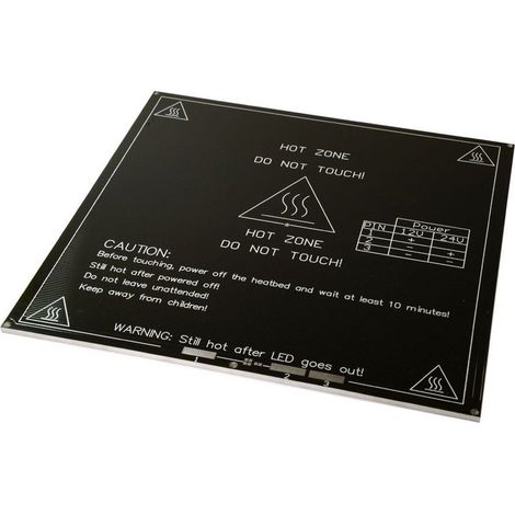 MK3 200x200 Aluminum Heatbed Heated Hot Bed RepRap 3D Printer Prusa Upgrade MK2B (1/2)