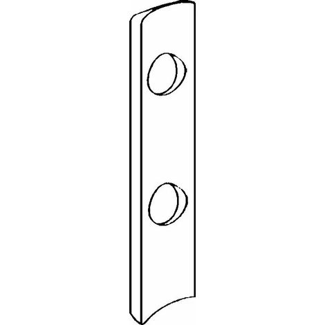 PLAQUE PROFIL TUBE ROND 40.50 OU 60