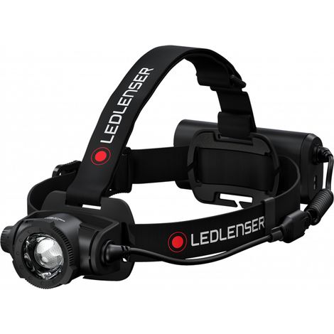 Lampe frontale rechargeable 2500 lumens – Éclairage longue distance jusqu'à 250m – Accu Li-Ion 4800mAh – IP67 pour conditions humides – Ledlenser