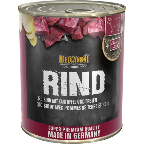 Belcando Hundenassfutter Adult getreidefrei 800 g Rind & Kartoffel Nassfutter