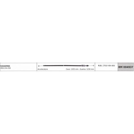 Cable cortacésped HONDA HRA 214-216 cable 1325 mm funda 1230 mm