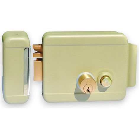 Serratura elettrica con cilindro per cancelli sx (1/3)
