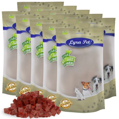 1 kg de cubes de magret de canard Lyra Pet