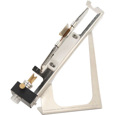 Gabarit d'empennage en acier inoxydable avec échelle transparente, réglable et antidérapant, pour outils de tir à l'arc et accessoires pour flèches. (1/5)