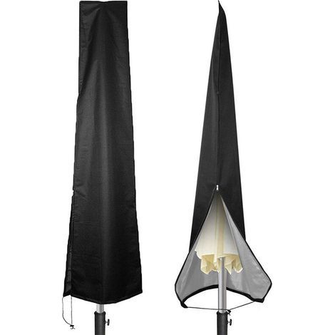 Housse de parasol imperméable en tissu Oxford 600D pour parasol de terrasse (1/4)