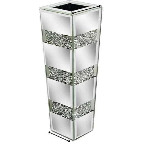 Vase de sol, design élégant, incrustations en cristal décoratives, S (1/2)