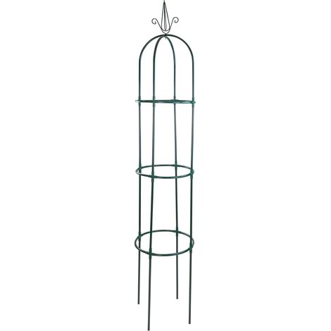 Dekorative Metall Rankhilfe Obelisk XXL Rankgitter Rosensäule Rosenturm Säule (1/4)