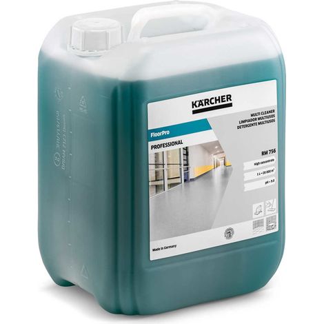 Détergent multisurface rm756 le bidon de 10 litres - KARCHER - Détergent autolaveuse