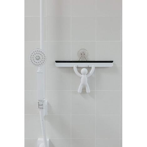 Rasoir de douche blanc, petit sèche-cheveux en forme humaine (1/5)