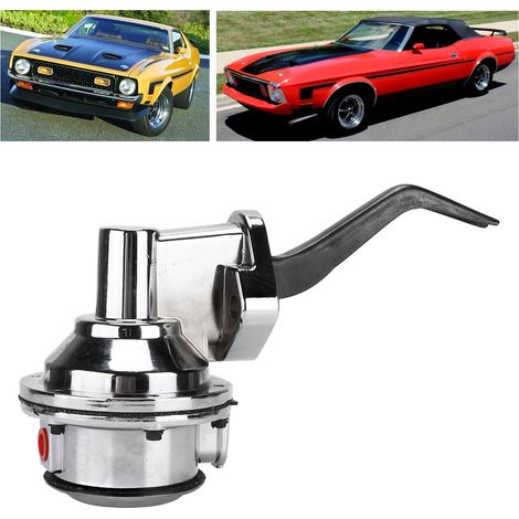 Pompe à carburant mécanique à double valve chromée pour moteur FORD V8 221‑351 WINDSOR - Pièce de rechange (1/5)