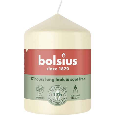 BOLSIUS Stumpenkerze - 6 Stück