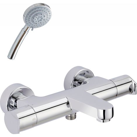 PRESTO 46041500 AROHA Grifo Baño-Ducha Termostático Sin Accesorios De Ducha Cuerpo Frío - ref: 46041500 (1/2)