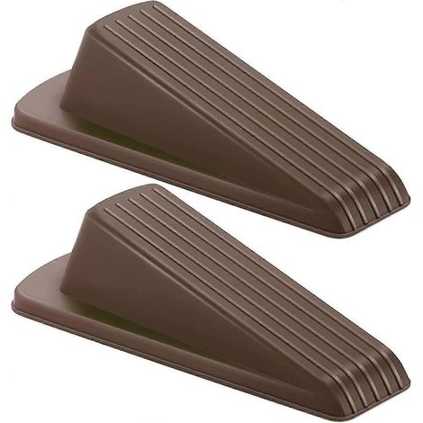 Cales de porte en caoutchouc, butées de porte pour plusieurs étages, lot de 2 (1/5)