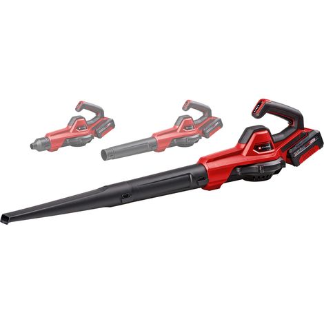 Einhell – Akku-Laubbläser GE-UB 18/250 Li E 3433560 – 3-teiliges Blasrohr – Drehzahlregelung – inkl. 4,0Ah Akku und Ladegerät (1/5)