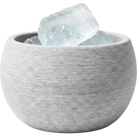 Aromatic sauna bowl, 10.5 x 6 cm, aromatherapy stone bowl as an accessory for sauna rooms, suitable for storing menthol crystals and sauna essential oils (1/5)