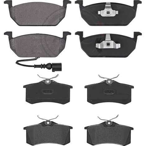 KIT PASTIGLIE FRENO ANTERIORI E POSTERIORI compatibile con SEAT LEON (5F1) / PASTIGLIE FRENANTI AUTO OEM P 85 126  P 85 137  P 85 167,P 85 020 / SOSTITUZIONE DIRETTA / BASSA POLVERE / SILENZIOSO