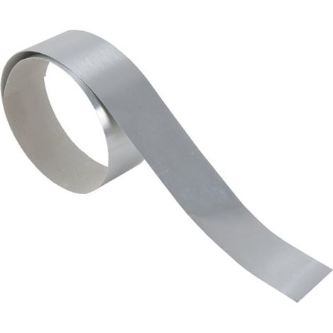 BORDO PREINCOLLATO PER TOP CUCINA 610 X 42H MM RIVESTITO  ALLUMINIO