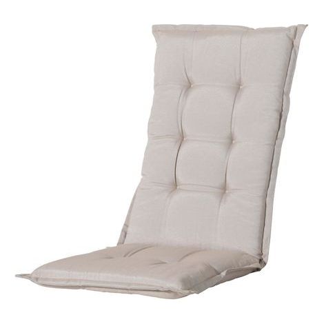 Coussin pour chaise haute PANAMA 105 x 50 cm - MADISON Série Classique - Blanc