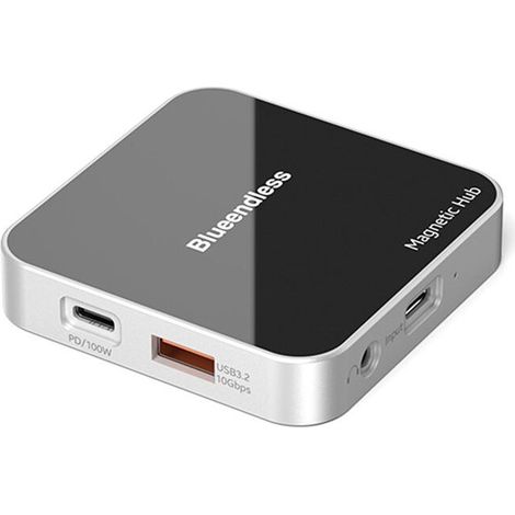 BLUEENDLESS 8-in-1 magnetische USB 3.2 Laptop-Dockingstation Multiport-Adapter (1/5)