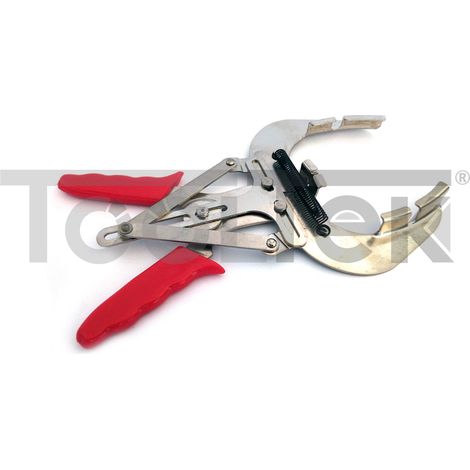 PINZA COMPRIMI STRINGI FASCE ELASTICHE PISTONI CILINDRI 50-100mm (1/4)