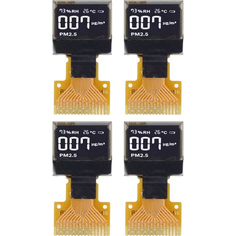 Module d'affichage OLED blanc 70 x 40 SSD1315, interface SPI/IIC, 16 broches, 4 pièces, 0,42 pouce (1/5)